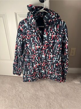 Oakley Ski/Snowboard Pixel Print Hooded Jacket